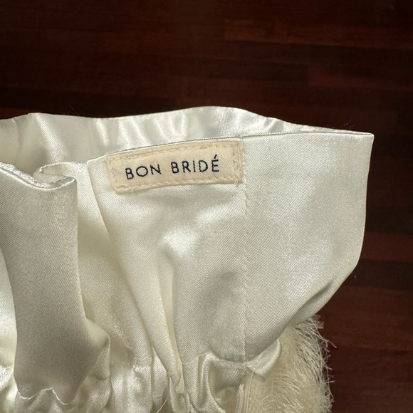 Bon Bride Fringe Drawstring Bridal Bag NEW - Picture 3 of 4